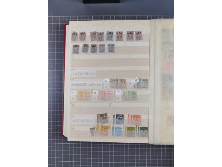 1858/1994 (ca.), mint never hinged/unused and used collection, including Russian Levant, PO in China and Civil War areas, man