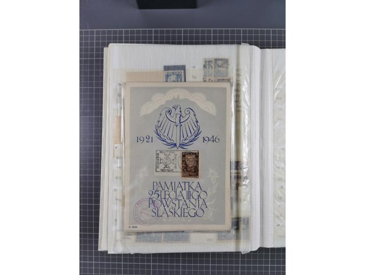 1860/1990 (ca.), large mint never hinged/unused and used assembly, including Officials, Postage Dues, Locals, Port Gdansk and