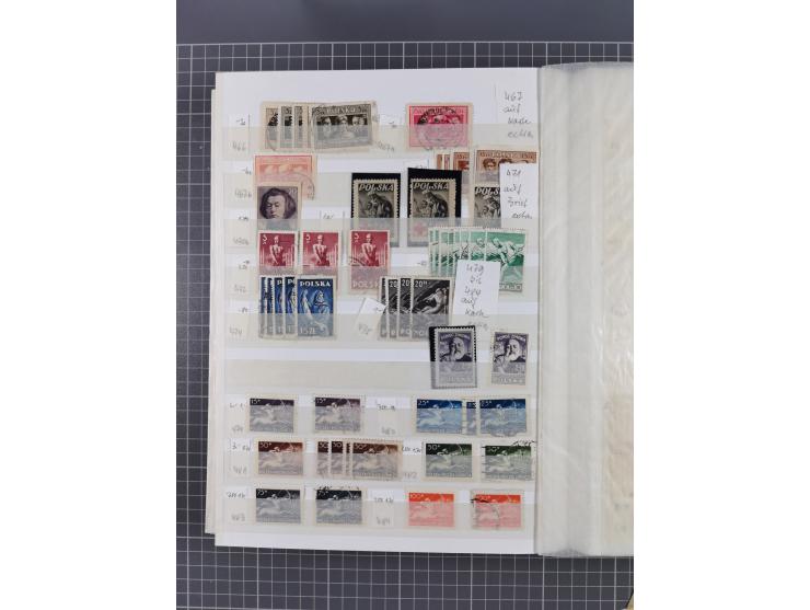 1860/1990 (ca.), large mint never hinged/unused and used assembly, including Officials, Postage Dues, Locals, Port Gdansk and