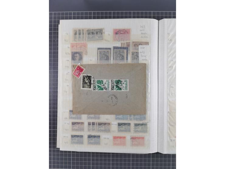 1860/1990 (ca.), large mint never hinged/unused and used assembly, including Officials, Postage Dues, Locals, Port Gdansk and