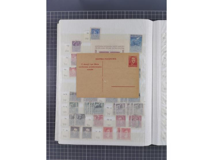 1860/1990 (ca.), large mint never hinged/unused and used assembly, including Officials, Postage Dues, Locals, Port Gdansk and
