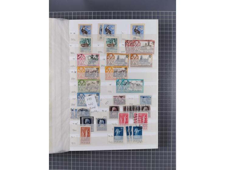 1860/1990 (ca.), large mint never hinged/unused and used assembly, including Officials, Postage Dues, Locals, Port Gdansk and