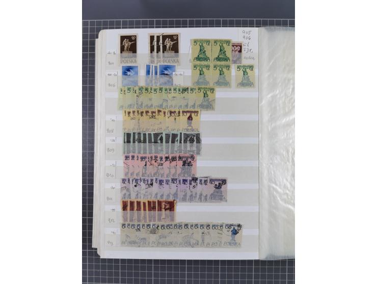 1860/1990 (ca.), large mint never hinged/unused and used assembly, including Officials, Postage Dues, Locals, Port Gdansk and