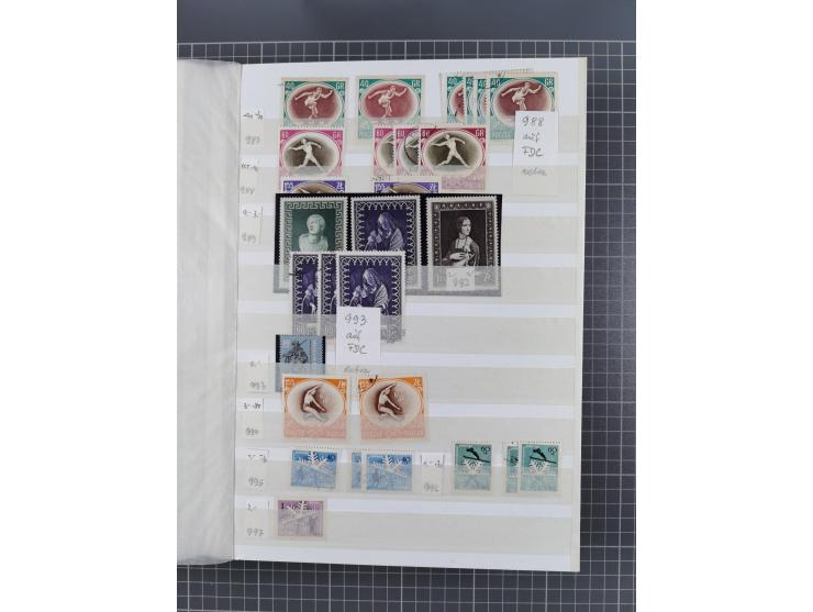 1860/1990 (ca.), large mint never hinged/unused and used assembly, including Officials, Postage Dues, Locals, Port Gdansk and