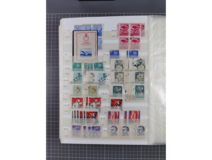 1860/1990 (ca.), large mint never hinged/unused and used assembly, including Officials, Postage Dues, Locals, Port Gdansk and