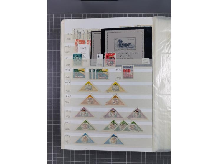 1860/1990 (ca.), large mint never hinged/unused and used assembly, including Officials, Postage Dues, Locals, Port Gdansk and
