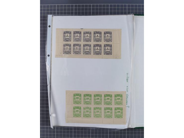 1860/1990 (ca.), large mint never hinged/unused and used assembly, including Officials, Postage Dues, Locals, Port Gdansk and