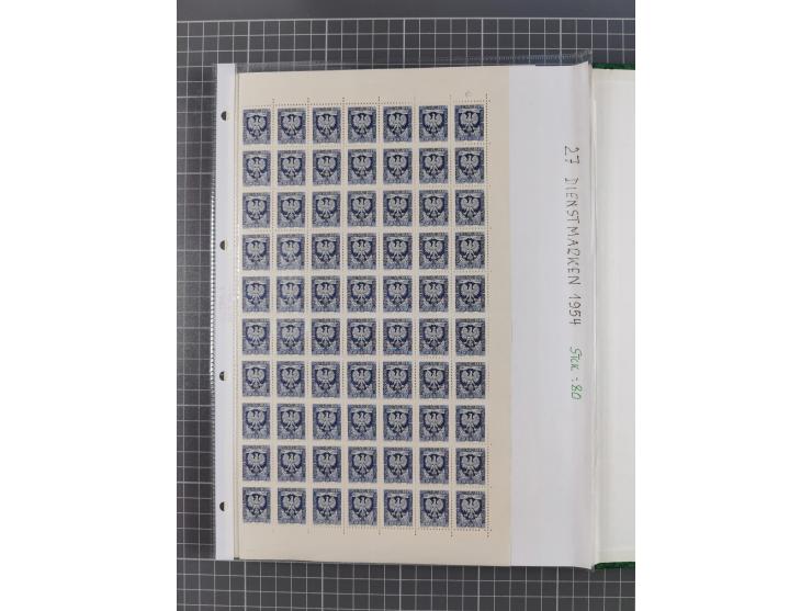 1860/1990 (ca.), large mint never hinged/unused and used assembly, including Officials, Postage Dues, Locals, Port Gdansk and