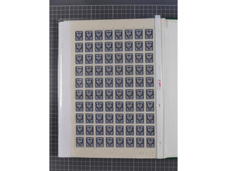 1860/1990 (ca.), large mint never hinged/unused and used assembly, including Officials, Postage Dues, Locals, Port Gdansk and