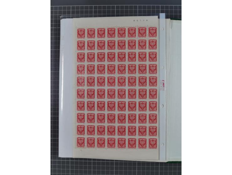 1860/1990 (ca.), large mint never hinged/unused and used assembly, including Officials, Postage Dues, Locals, Port Gdansk and