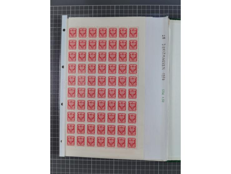 1860/1990 (ca.), large mint never hinged/unused and used assembly, including Officials, Postage Dues, Locals, Port Gdansk and