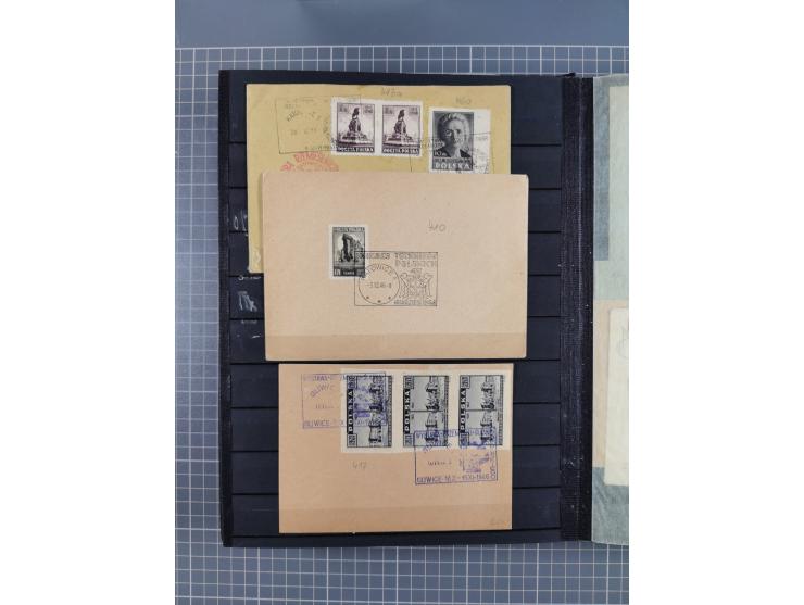 1860/1990 (ca.), large mint never hinged/unused and used assembly, including Officials, Postage Dues, Locals, Port Gdansk and
