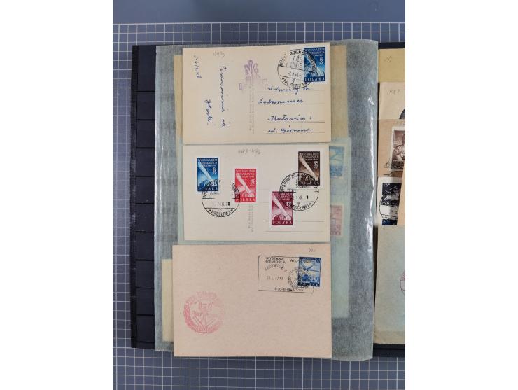 1860/1990 (ca.), large mint never hinged/unused and used assembly, including Officials, Postage Dues, Locals, Port Gdansk and