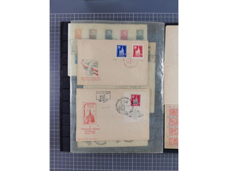 1860/1990 (ca.), large mint never hinged/unused and used assembly, including Officials, Postage Dues, Locals, Port Gdansk and
