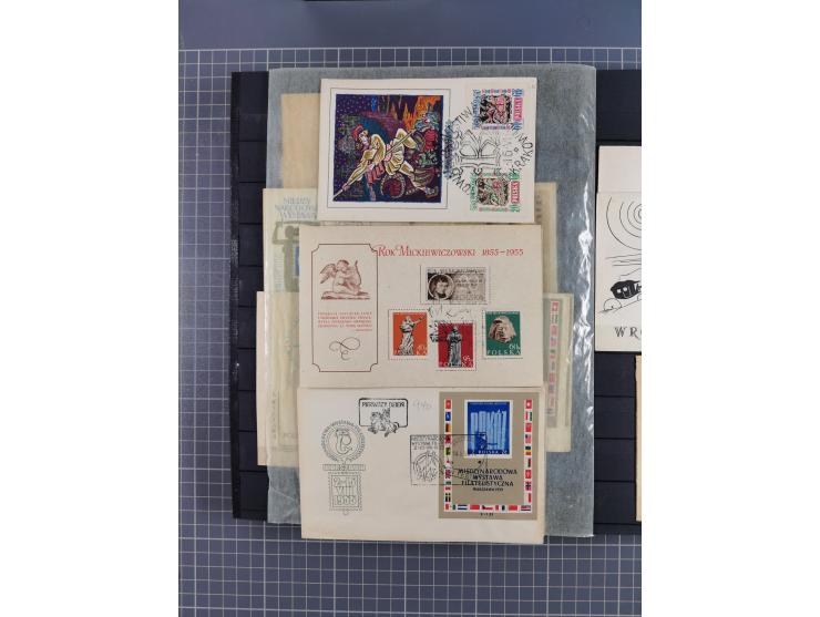 1860/1990 (ca.), large mint never hinged/unused and used assembly, including Officials, Postage Dues, Locals, Port Gdansk and