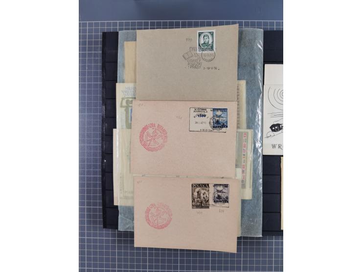 1860/1990 (ca.), large mint never hinged/unused and used assembly, including Officials, Postage Dues, Locals, Port Gdansk and