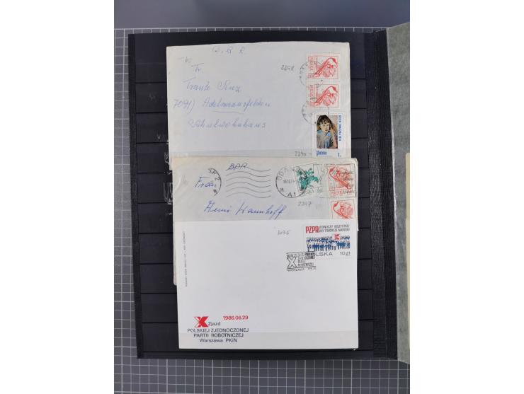 1860/1990 (ca.), large mint never hinged/unused and used assembly, including Officials, Postage Dues, Locals, Port Gdansk and