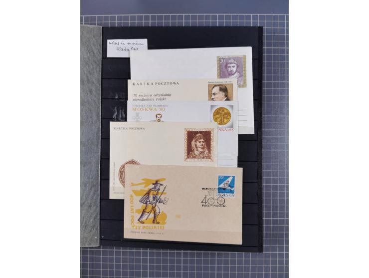 1860/1990 (ca.), large mint never hinged/unused and used assembly, including Officials, Postage Dues, Locals, Port Gdansk and