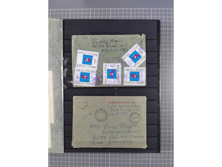 1860/1990 (ca.), large mint never hinged/unused and used assembly, including Officials, Postage Dues, Locals, Port Gdansk and