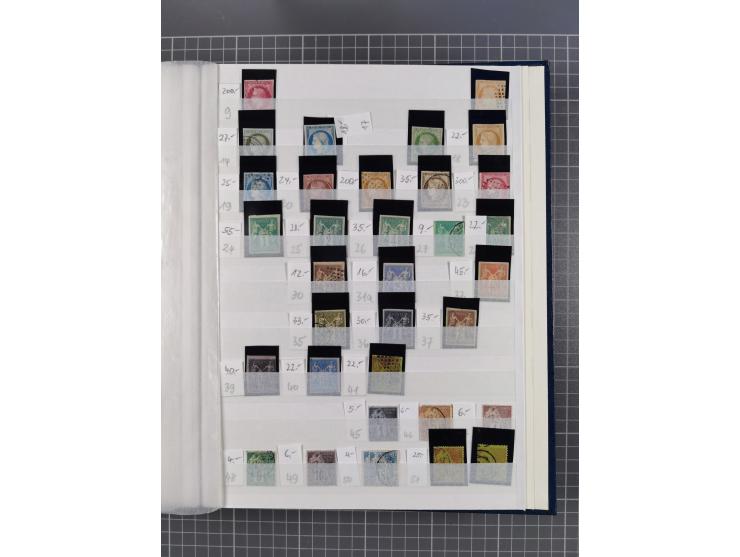 1849/2001 (ca.), mint never hinged/unused and used collection with a few covers, including Postage dues and Colonies, some du