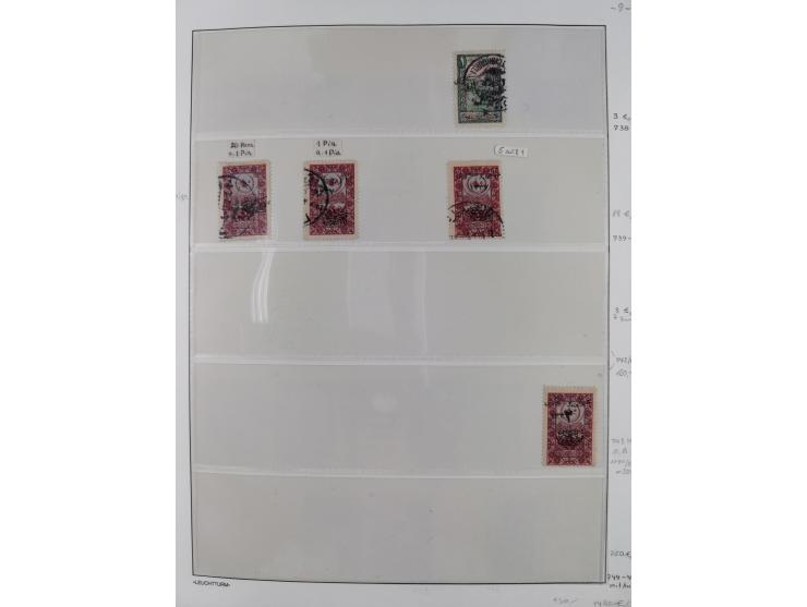 1920/69, mostly unused/mint and cancelled collection ‘Republic of Turkey’ in album with some better and complete issues Angor