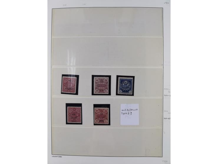 1920/69, mostly unused/mint and cancelled collection ‘Republic of Turkey’ in album with some better and complete issues Angor