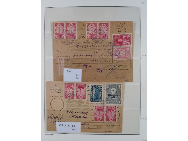 1920/69, mostly unused/mint and cancelled collection ‘Republic of Turkey’ in album with some better and complete issues Angor