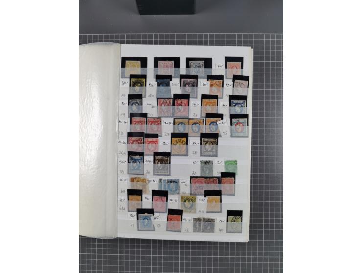 1858/1978 (ca.), mint never hinged/unused and used collection, including Postage Dues, Officials and Parcel stamps, many dupl