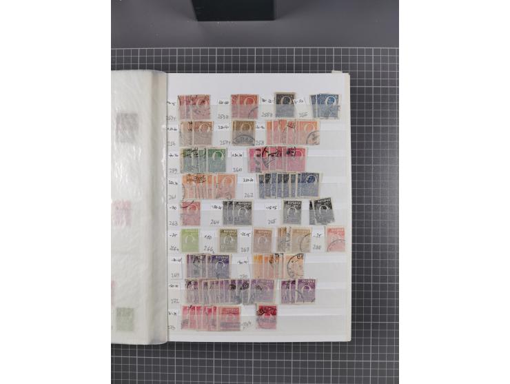 1858/1978 (ca.), mint never hinged/unused and used collection, including Postage Dues, Officials and Parcel stamps, many dupl