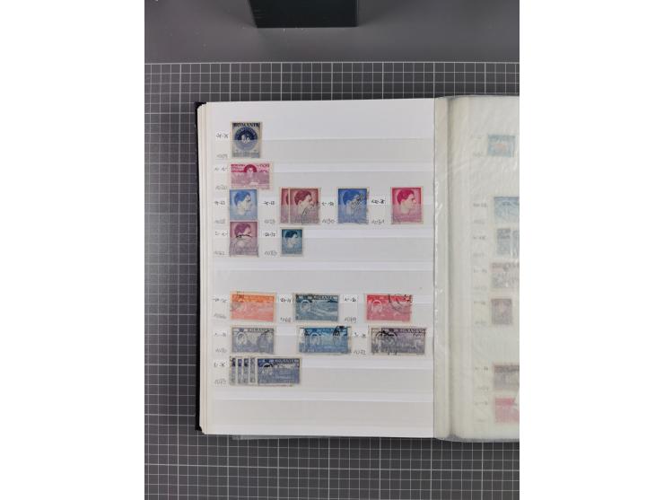 1858/1978 (ca.), mint never hinged/unused and used collection, including Postage Dues, Officials and Parcel stamps, many dupl