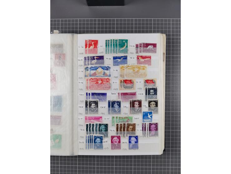 1858/1978 (ca.), mint never hinged/unused and used collection, including Postage Dues, Officials and Parcel stamps, many dupl