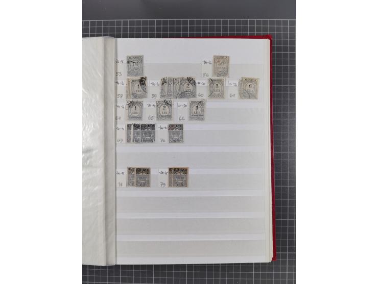 1858/1978 (ca.), mint never hinged/unused and used collection, including Postage Dues, Officials and Parcel stamps, many dupl