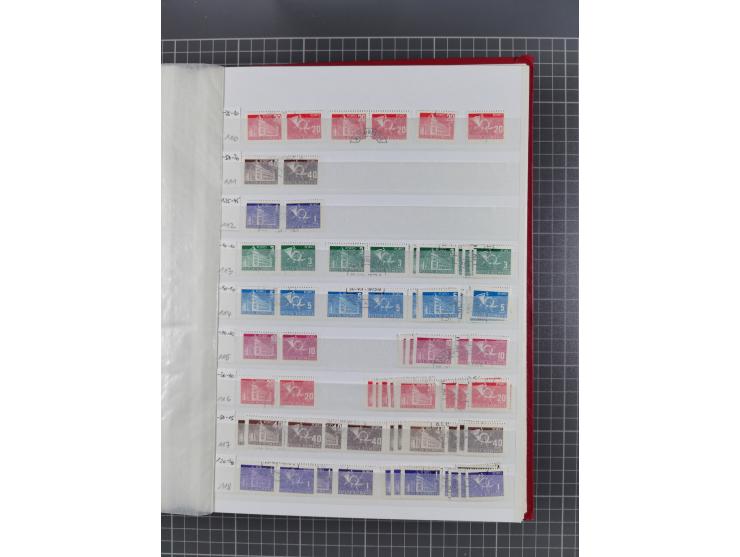 1858/1978 (ca.), mint never hinged/unused and used collection, including Postage Dues, Officials and Parcel stamps, many dupl