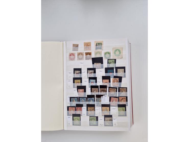 1850/2000 (ca.), large mint never hinged/unused and used collection with some covers, many duplicates, often starting with th