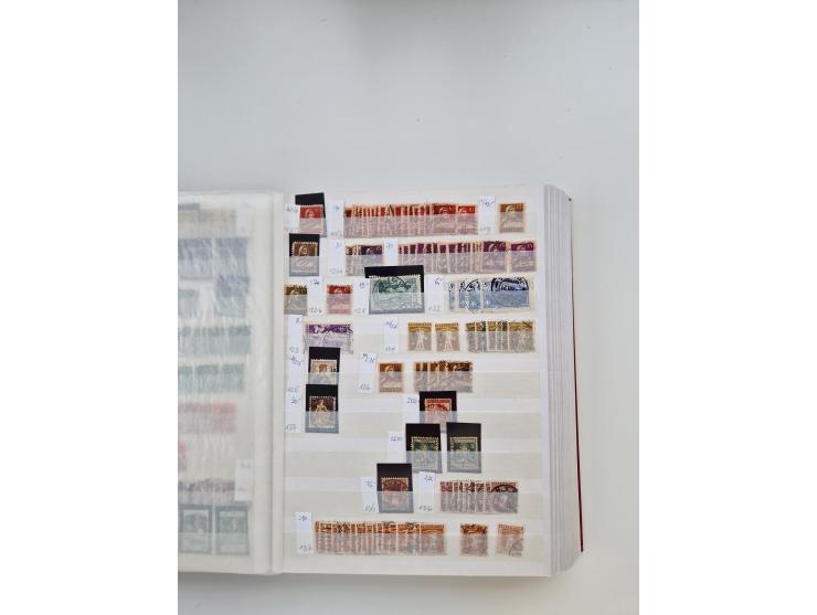 1850/2000 (ca.), large mint never hinged/unused and used collection with some covers, many duplicates, often starting with th