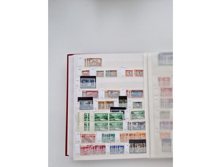 1850/2000 (ca.), large mint never hinged/unused and used collection with some covers, many duplicates, often starting with th