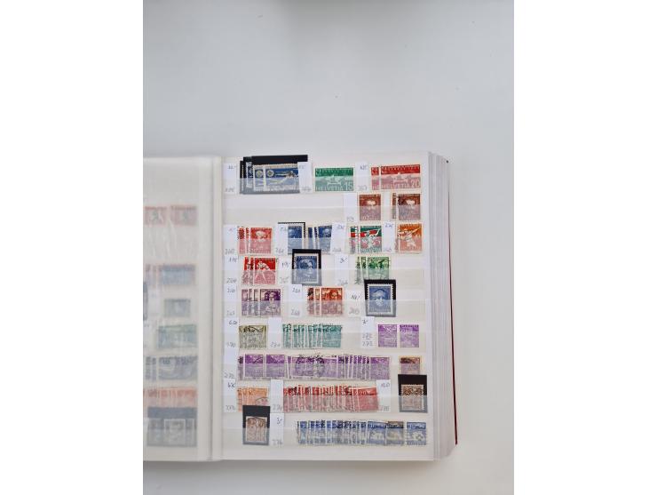 1850/2000 (ca.), large mint never hinged/unused and used collection with some covers, many duplicates, often starting with th