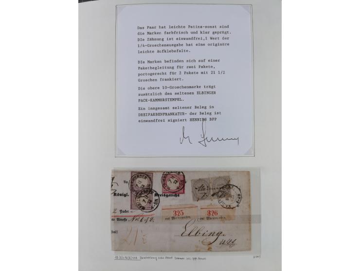 1872/74, interessante gestempelte Sammlung mit vielen Briefstücken, bessere Stempel inkl. Bahnpost und ca. fast 50 frankierte