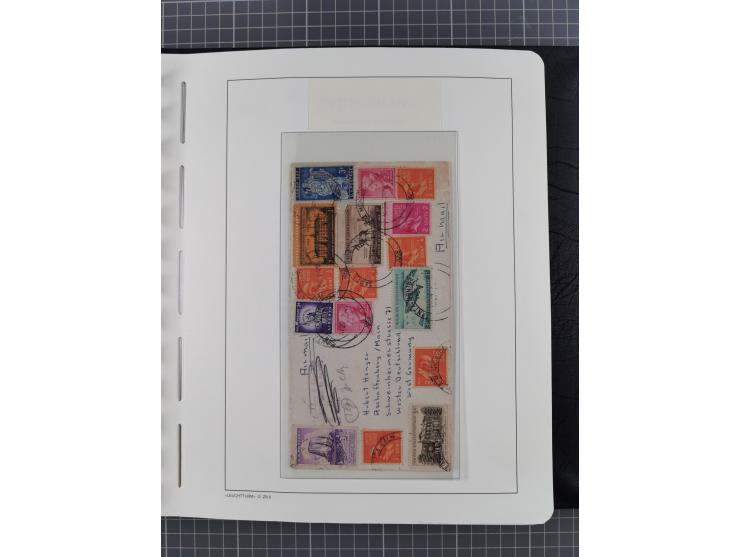 1865/1960, ca. 160 covers incl. many airmail covers, cards with better picture postcards and postal stationeries, with u.o. p