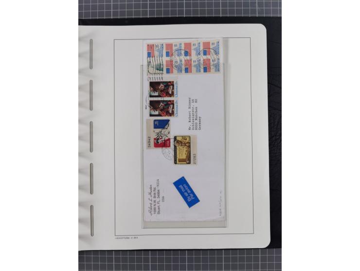 1865/1960, ca. 160 covers incl. many airmail covers, cards with better picture postcards and postal stationeries, with u.o. p