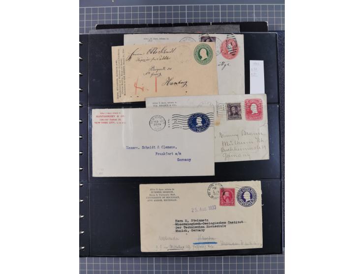 1865/1960, ca. 160 covers incl. many airmail covers, cards with better picture postcards and postal stationeries, with u.o. p