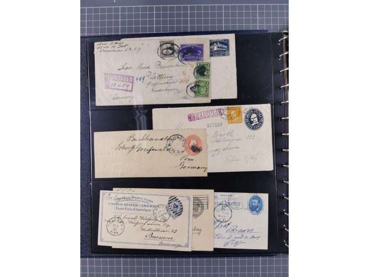 1865/1960, ca. 160 covers incl. many airmail covers, cards with better picture postcards and postal stationeries, with u.o. p