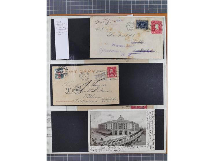 1865/1960, ca. 160 covers incl. many airmail covers, cards with better picture postcards and postal stationeries, with u.o. p
