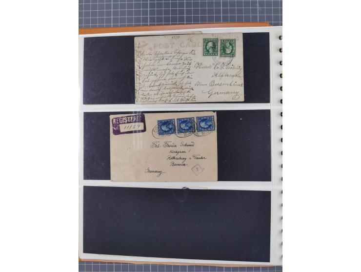 1865/1960, ca. 160 covers incl. many airmail covers, cards with better picture postcards and postal stationeries, with u.o. p