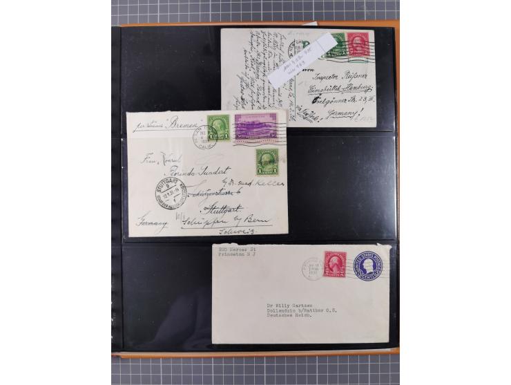 1865/1960, ca. 160 covers incl. many airmail covers, cards with better picture postcards and postal stationeries, with u.o. p
