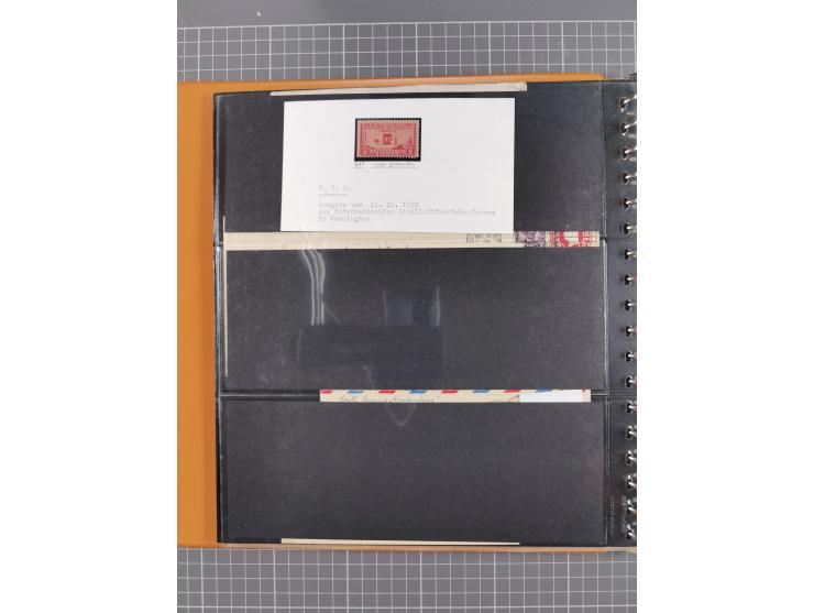 1865/1960, ca. 160 covers incl. many airmail covers, cards with better picture postcards and postal stationeries, with u.o. p