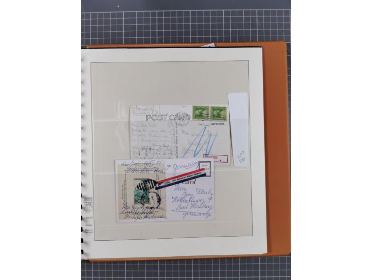 1865/1960, ca. 160 covers incl. many airmail covers, cards with better picture postcards and postal stationeries, with u.o. p