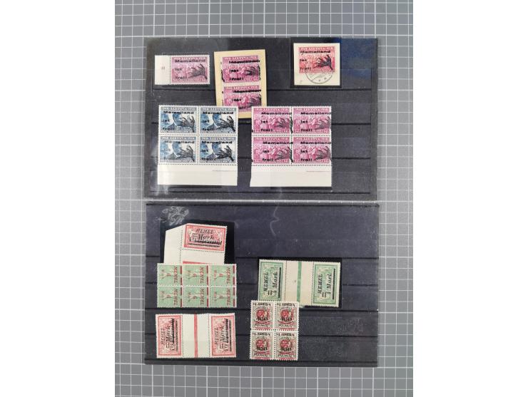 1920/39, meist postfrische Partie mit Paaren, Einheiten, Randstücken und Zwischenstegpaaren, dabei u.a. Viererblock und Dreie