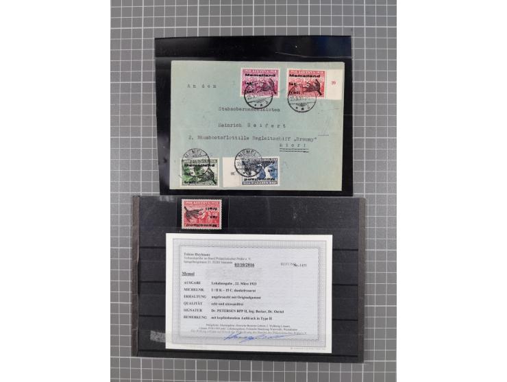 1920/39, meist postfrische Partie mit Paaren, Einheiten, Randstücken und Zwischenstegpaaren, dabei u.a. Viererblock und Dreie