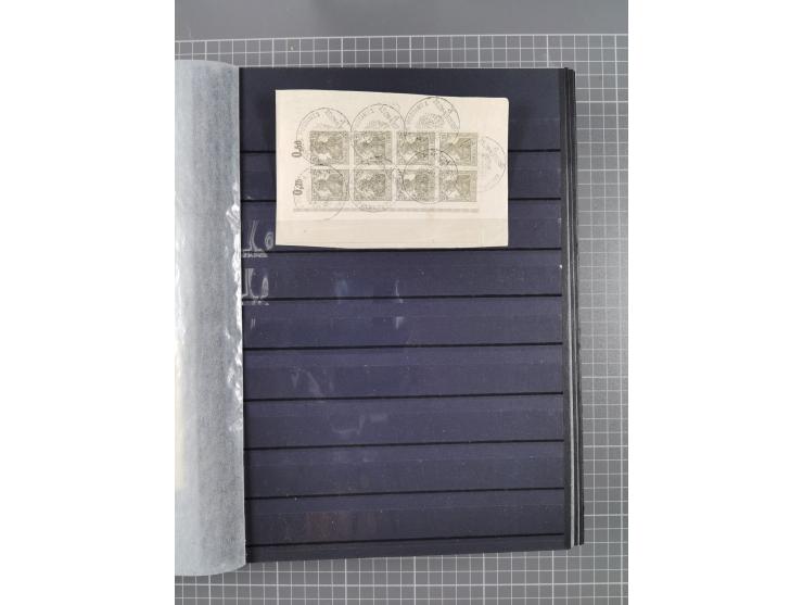 1900/22, fast 60 Briefe und Karten mit Germania-Frankaturen inkl. Aufdruckausgaben der Abstimmungesgebiete, dabei R-Briefe, i